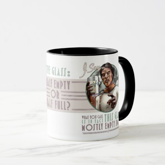 ガラス自体は大抵空の宇宙のマグです マグカップ (正面右)