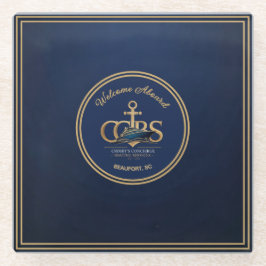 ガラス航海のコースター ガラスコースター