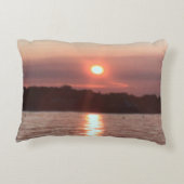 ガラス色の日没 アクセントクッション (裏面)