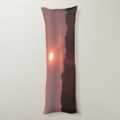 ガラス色の日没 ボディピロー (裏面 (縦))