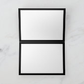 ガラス色の赤いハッピーバースデー文字画像 カード (内部)