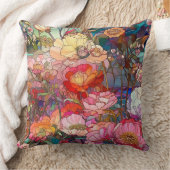 ガラス花びら クッション (ブランケット)