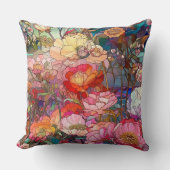 ガラス花びら クッション (正面)