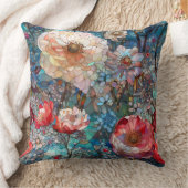 ガラス花びら クッション (ブランケット)