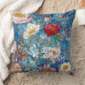 ガラス花びら クッション (ブランケット)