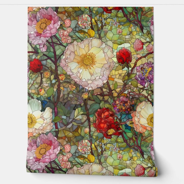 ガラス花びら 壁紙 (ほどく)