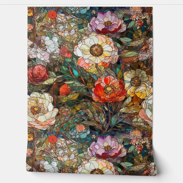 ガラス花びら 壁紙 (ほどく)