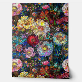 ガラス花びら 壁紙