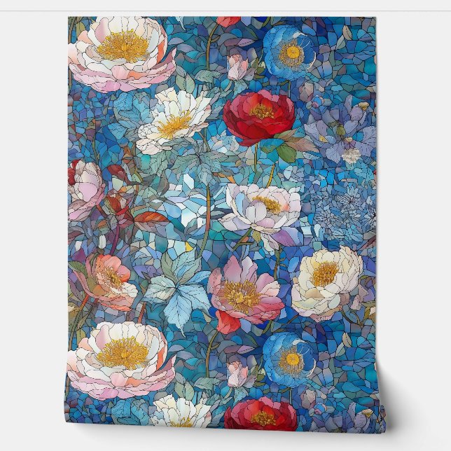 ガラス花びら 壁紙 (ほどく)