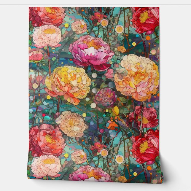 ガラス花びら 壁紙 (ほどく)