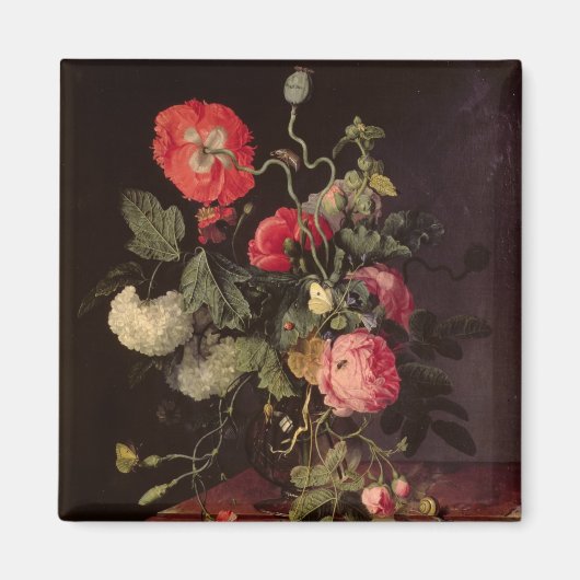 ガラス花瓶の花, 1667 マグネット (正面)