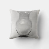 ガラス花瓶グレー装飾用クッション クッション (裏面)