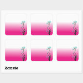 ガラス花2シール スクエアシール (シート)