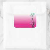 ガラス花2シール スクエアシール (バッグ)