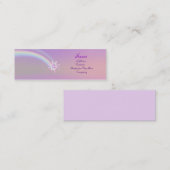 ガラス花 スキニー名刺 (正面/裏面)