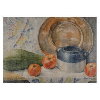 ガラス芸術のまな板 カッティングボード