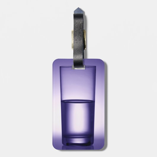 ガラス荷物タグ ラゲッジタグ (裏面縦)