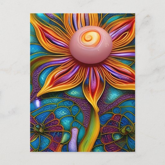 ガラス華美花 ポストカード (正面)