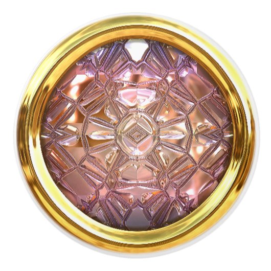 ガラス裁縫ボタンの陶磁器のノブ セラミックノブ (正面)