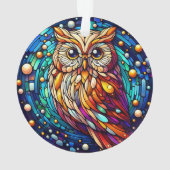 ガラス製のベンチと花が染まる静けさ オーナメント (裏面)