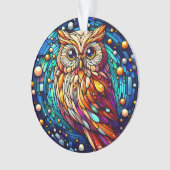 ガラス製のベンチと花が染まる静けさ オーナメント (正面)