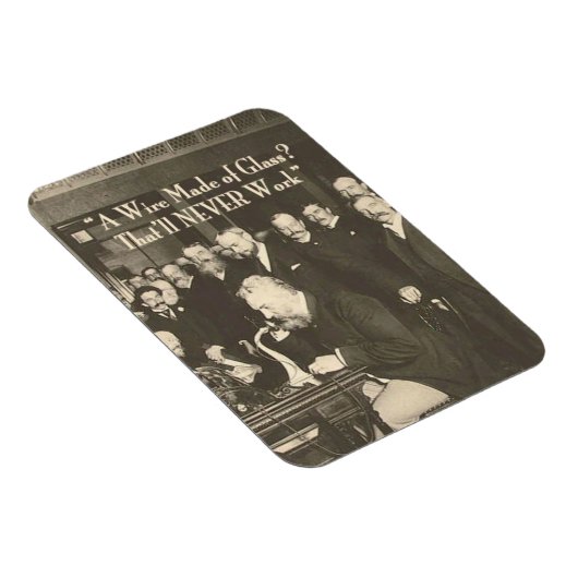 ガラス製のユーモアのある電線 マグネット (右側)