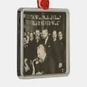 ガラス製のユーモアのある電線 メタルオーナメント (右)