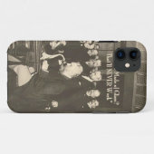 ガラス製のユーモアのある電線 Case-Mate iPhoneケース (裏面(横))