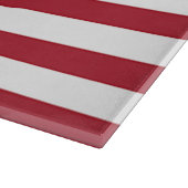 ガラス製の切板に州の旗を統一された付ける カッティングボード (角)