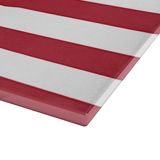 ガラス製の切板に州の旗を統一された付ける カッティングボード (角)