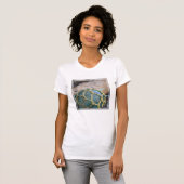 ガラス製の漁業用浮き標（縦） Tシャツ (正面フル)