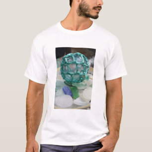 ガラス製の釣り用浮き、アルバスカ州 Tシャツ