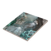 ガラス製の魚釣りフロート タイル (側面)