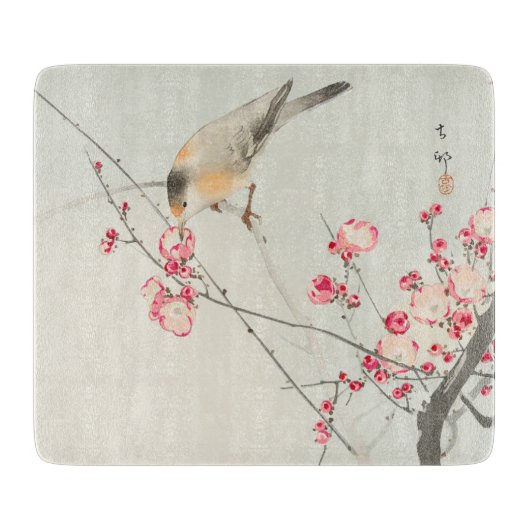 ガラス製まな板：木日本の版 カッティングボード (正面)