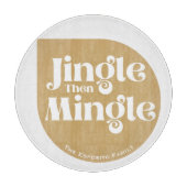ガラス製まな板 Jingle then Mingle カッティングボード (正面)