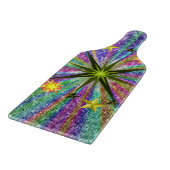 ガラス製カッティングボードカラフルスター カッティングボード (角)