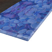 ガラス製キッチンのカッティングボード – 花瓶のアジサイ#2 カッティングボード (角)