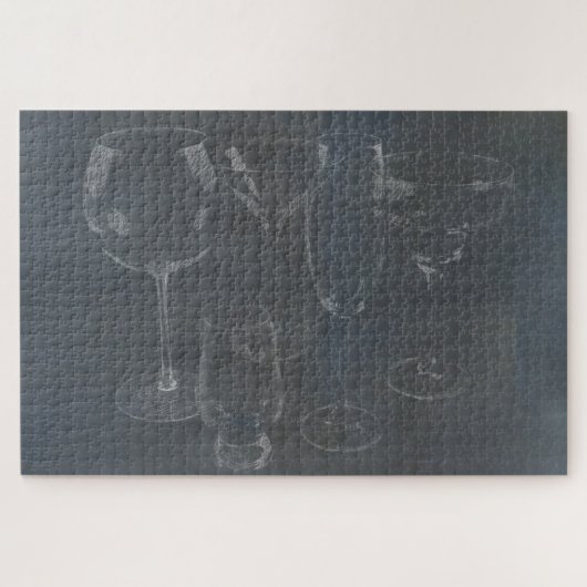 ガラス製バーウェア ジグソーパズル (横)