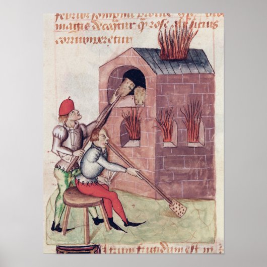 ガラス製ブロワ、「Tractatus de Herbis」より ポスター (正面)