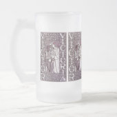 ガラス製マグカップ：ビクトリア自転車店 フロストグラスビールジョッキ (左)