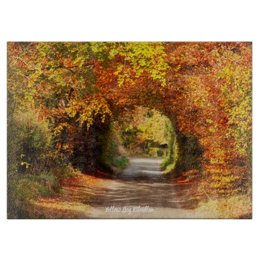 ガラス製割板 カッティングボード (正面)