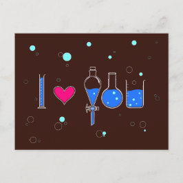 ガラス製品のはがきで綴った「愛してる」 ポストカード