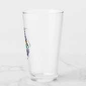 ガラス製品タンブラー水彩画 タンブラーグラス (左)