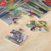 ガラス製織 ジグソーパズル (側面)