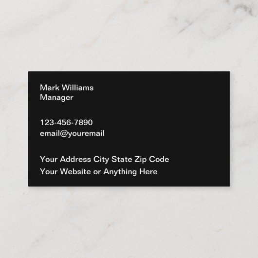 ガラス車の修理交換名刺 名刺 (裏面)