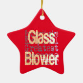 ガラス送風機の並外れ セラミックオーナメント (裏面)