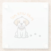 ガラス遊コースター付き ガラスコースター (裏面)