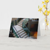 ガラス階段 カード (黄色い花)