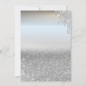 ガラス風船シルバーグリッタードリップズリタイアメント 招待状 (裏面)