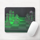 ガラス駒 マウスパッド (マウス)